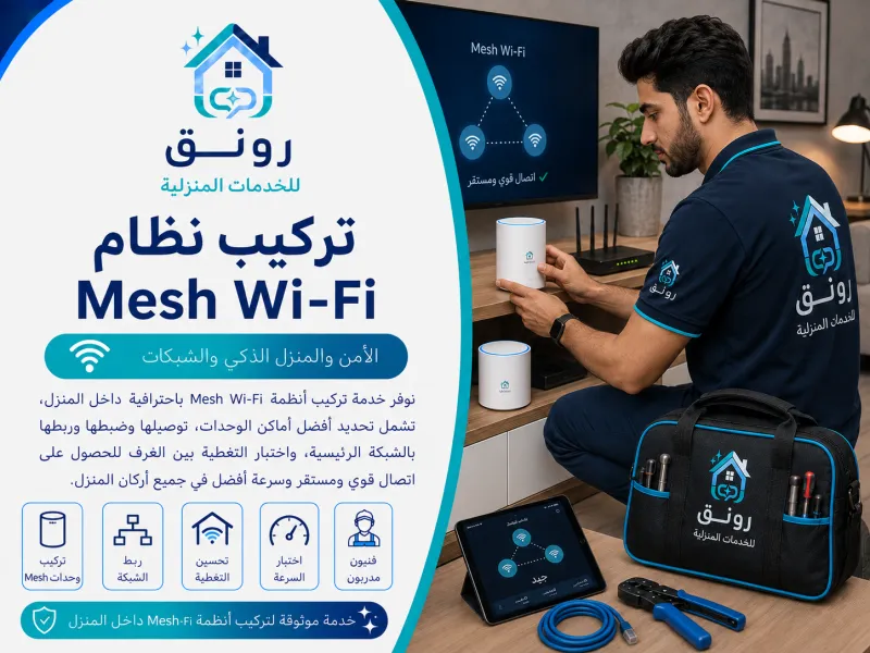 تركيب نظام Mesh Wi-Fi