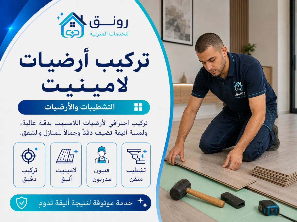 تركيب أرضيات لامينيت - مدينة 6 أكتوبر