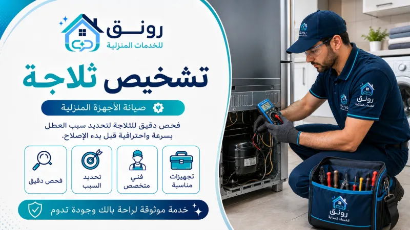 تشخيص ثلاجة