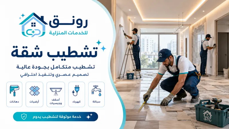 تشطيب شقة