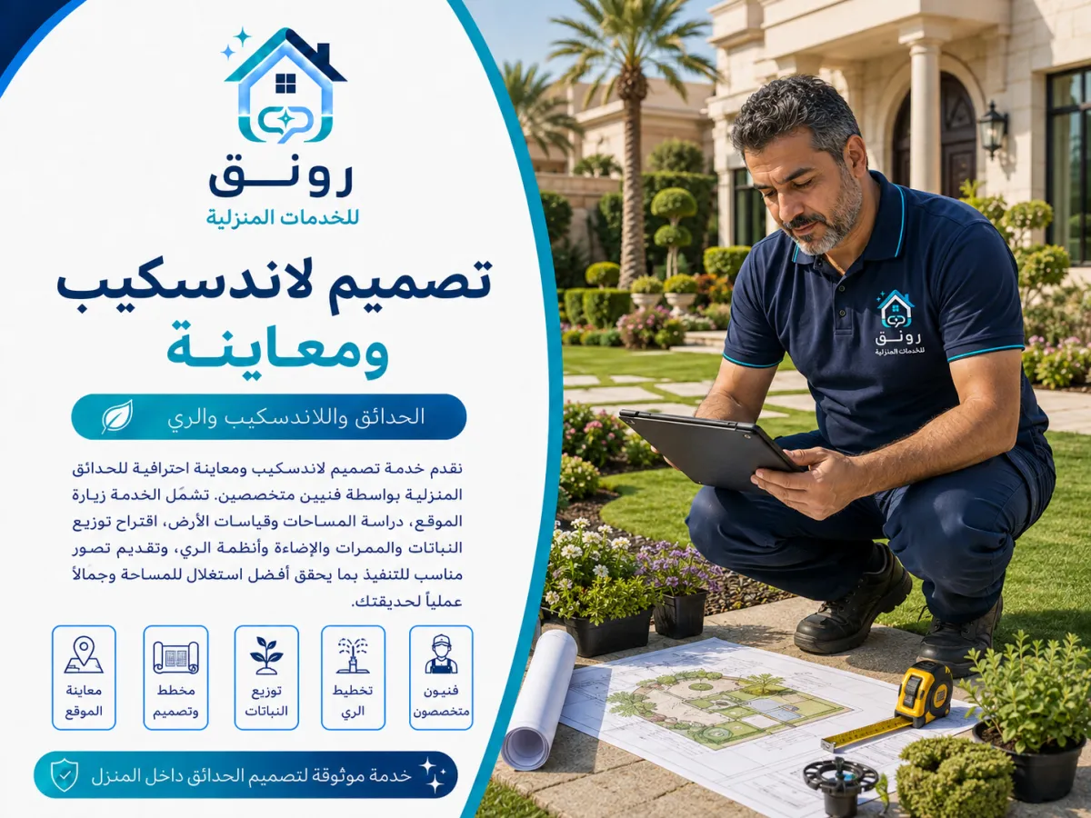تصميم لاندسكيب ومعاينة
