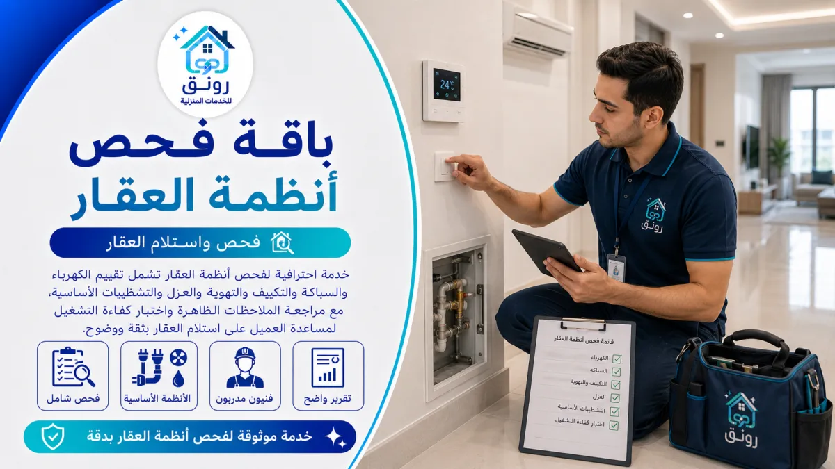 باقة فحص أنظمة العقار