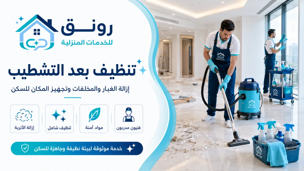 تنظيف بعد التشطيب - مصطفى النحاس