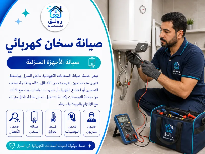صيانة سخان كهربائي