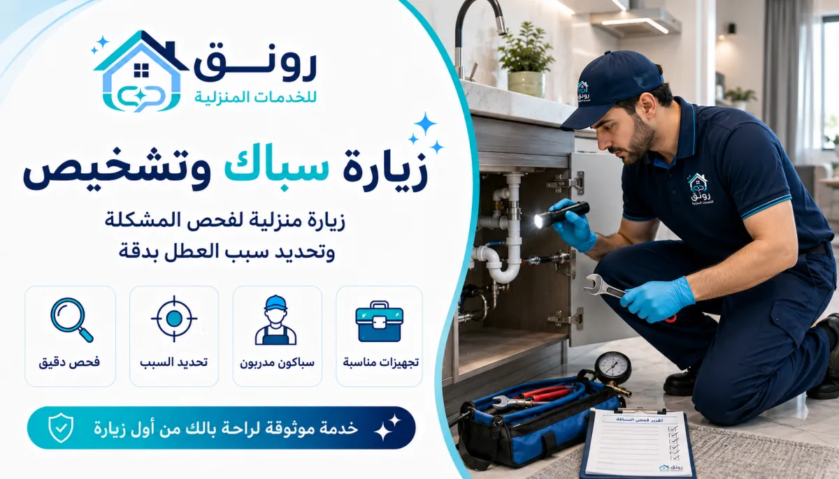 زيارة سباك وتشخيص