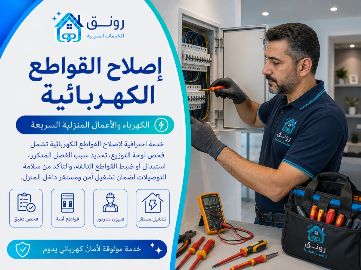 إصلاح القواطع الكهربائية - مدينة 6 أكتوبر