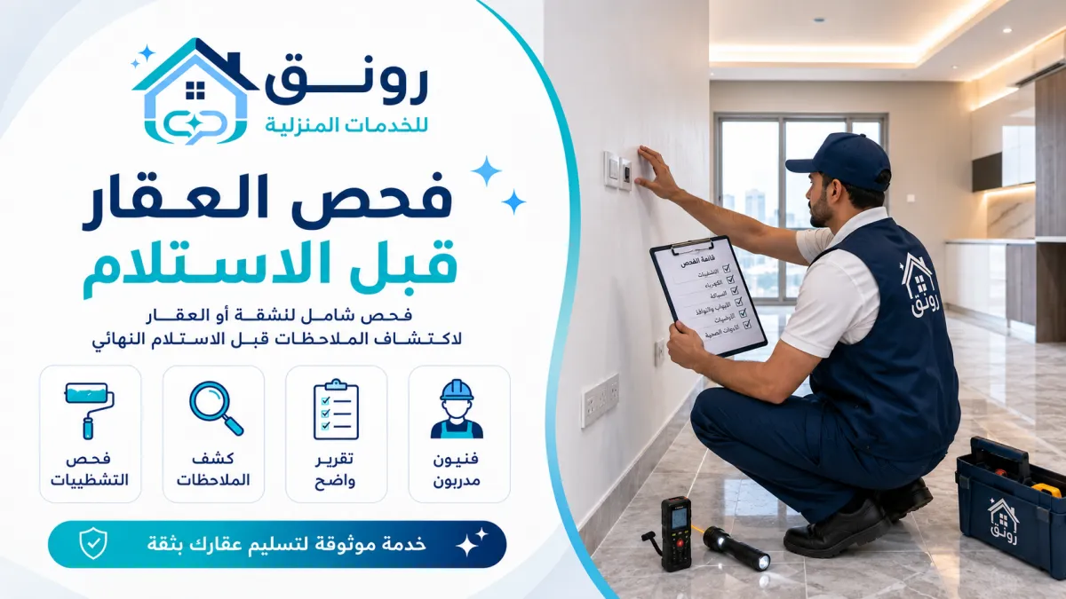 فحص العقار قبل الاستلام - مصطفى النحاس