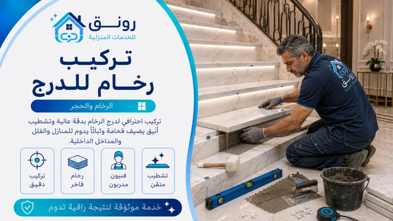 تركيب رخام للدرج