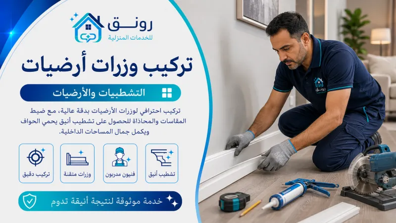تركيب وزرات أرضيات