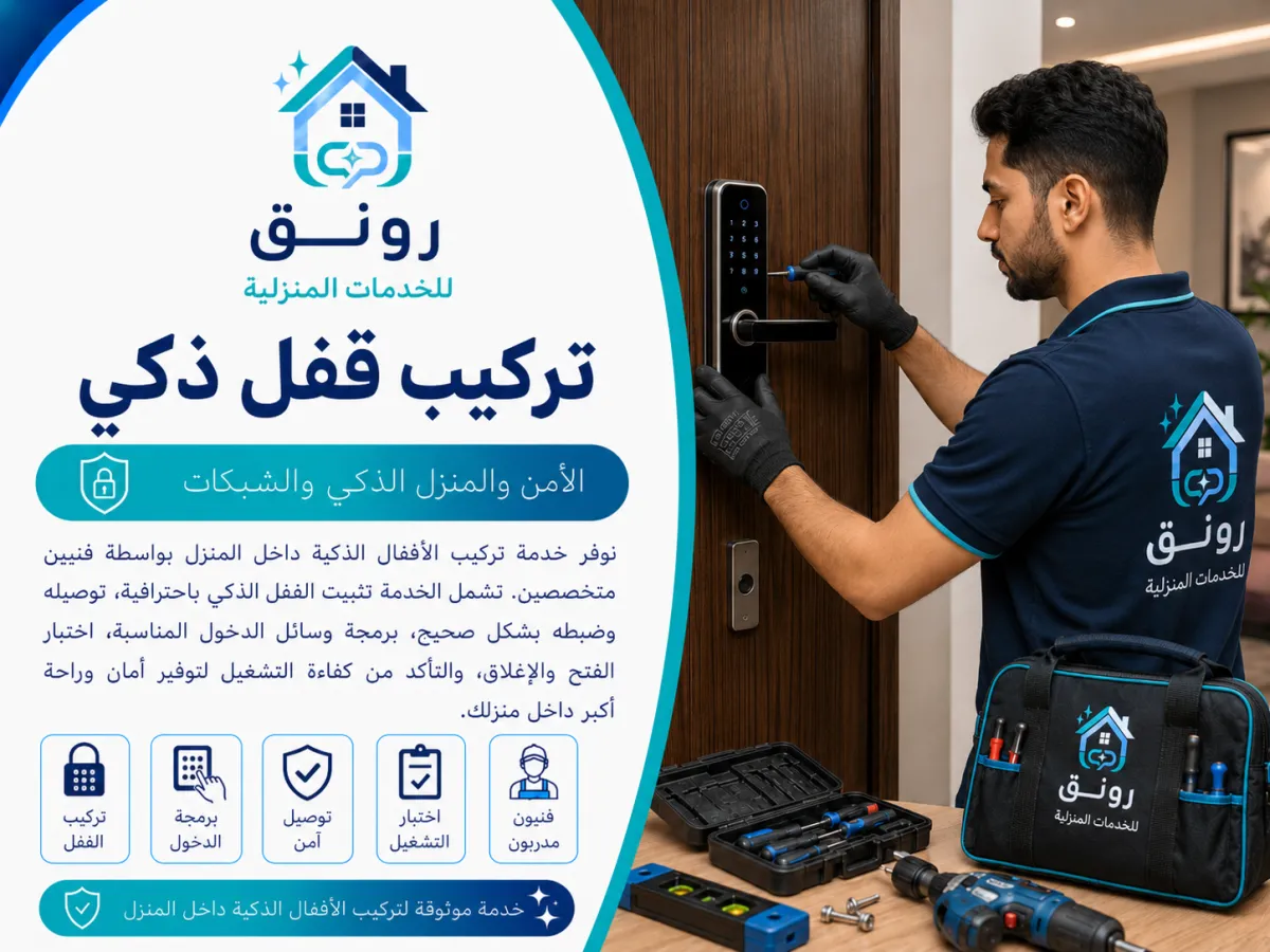 تركيب قفل ذكي - روكسي