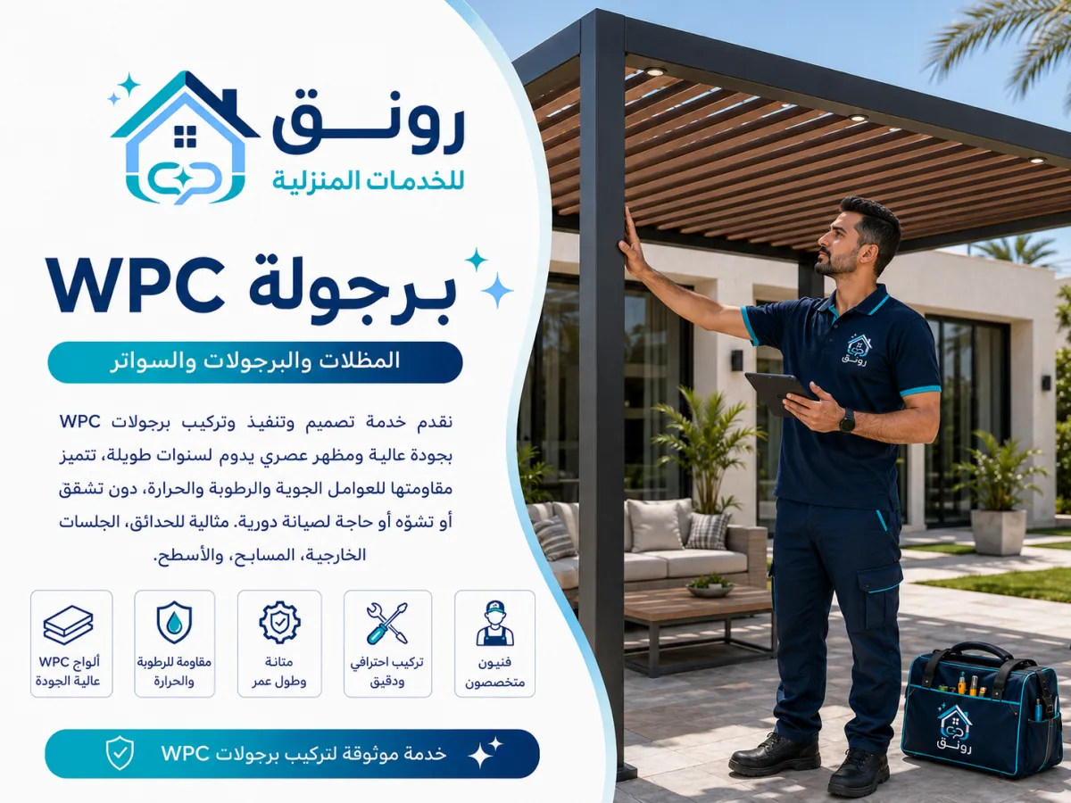 برجولة WPC - مدينة 6 أكتوبر
