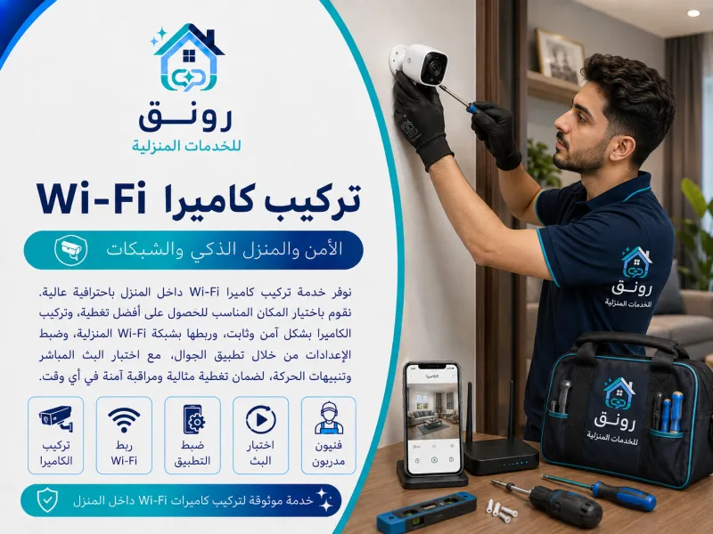 تركيب كاميرا Wi-Fi