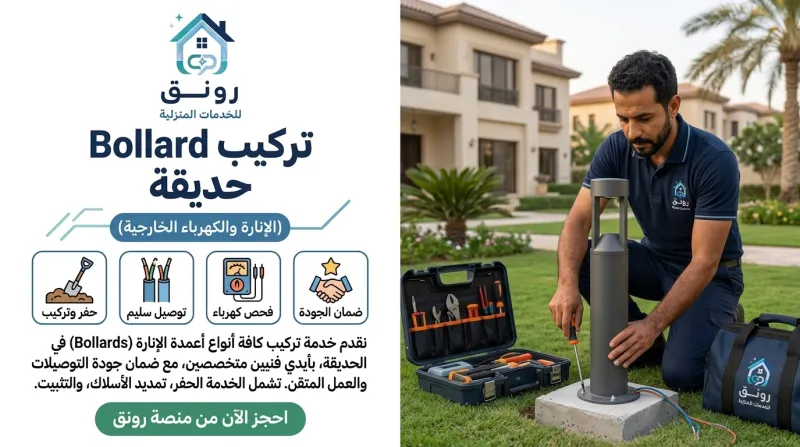 تركيب Bollard حديقة