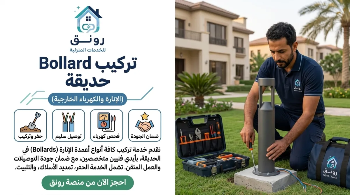 تركيب Bollard حديقة - مدينة 6 أكتوبر