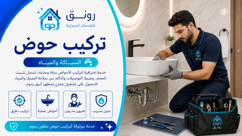 تركيب حوض