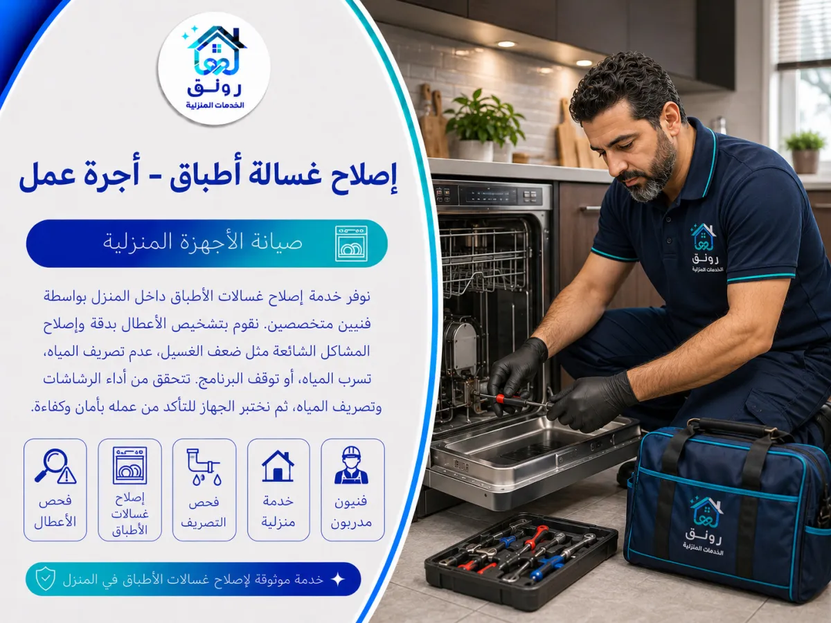 إصلاح غسالة أطباق - أجرة عمل