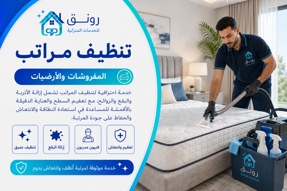 تنظيف مراتب - مدينة 6 أكتوبر