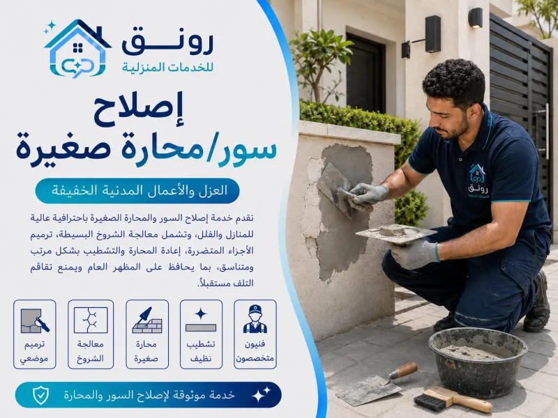 إصلاح سور/محارة صغيرة