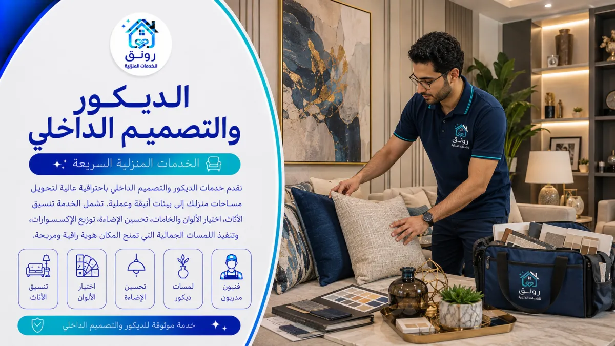 الديكور والتصميم الداخلي