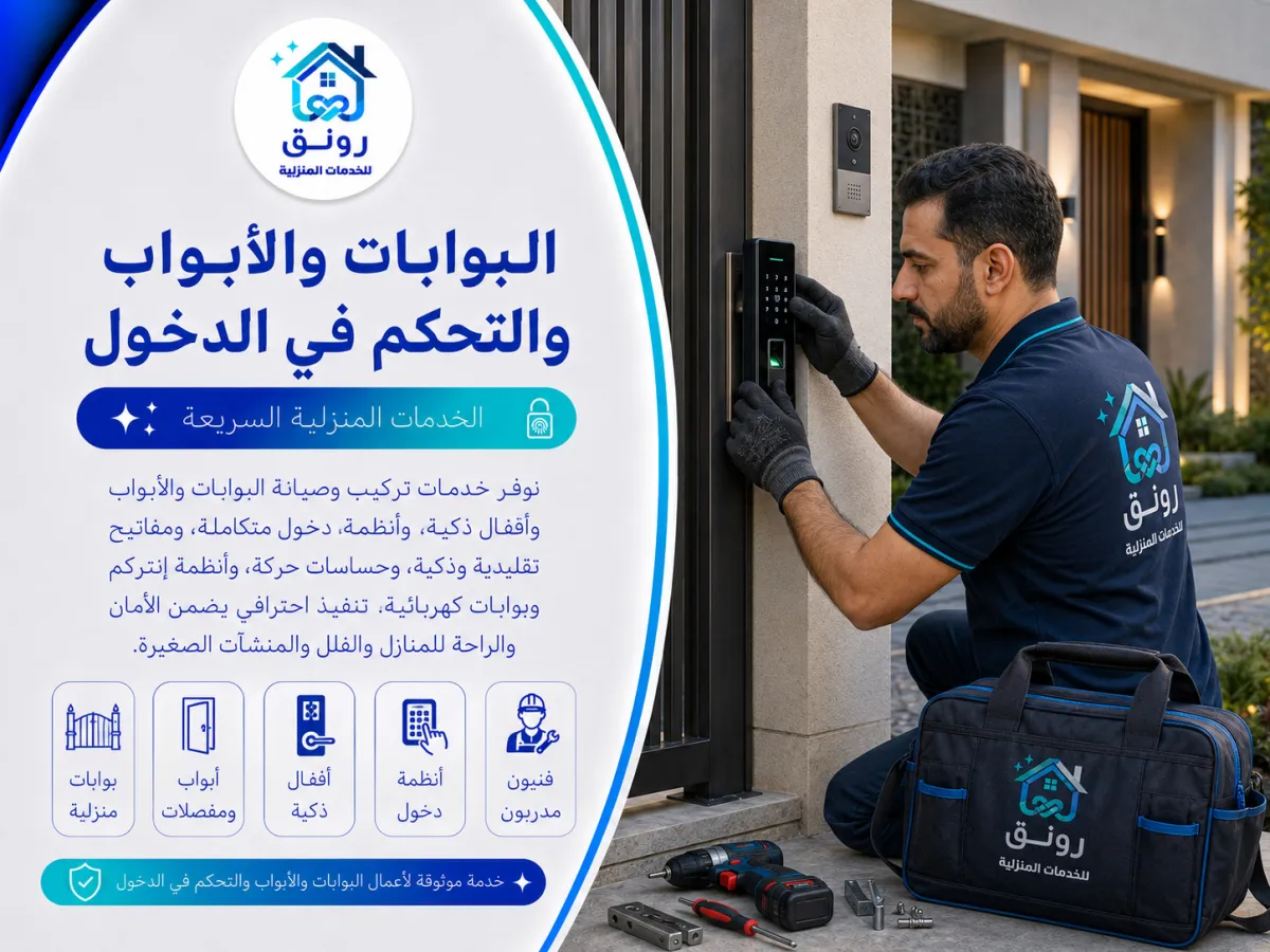 البوابات والأبواب والتحكم في الدخول